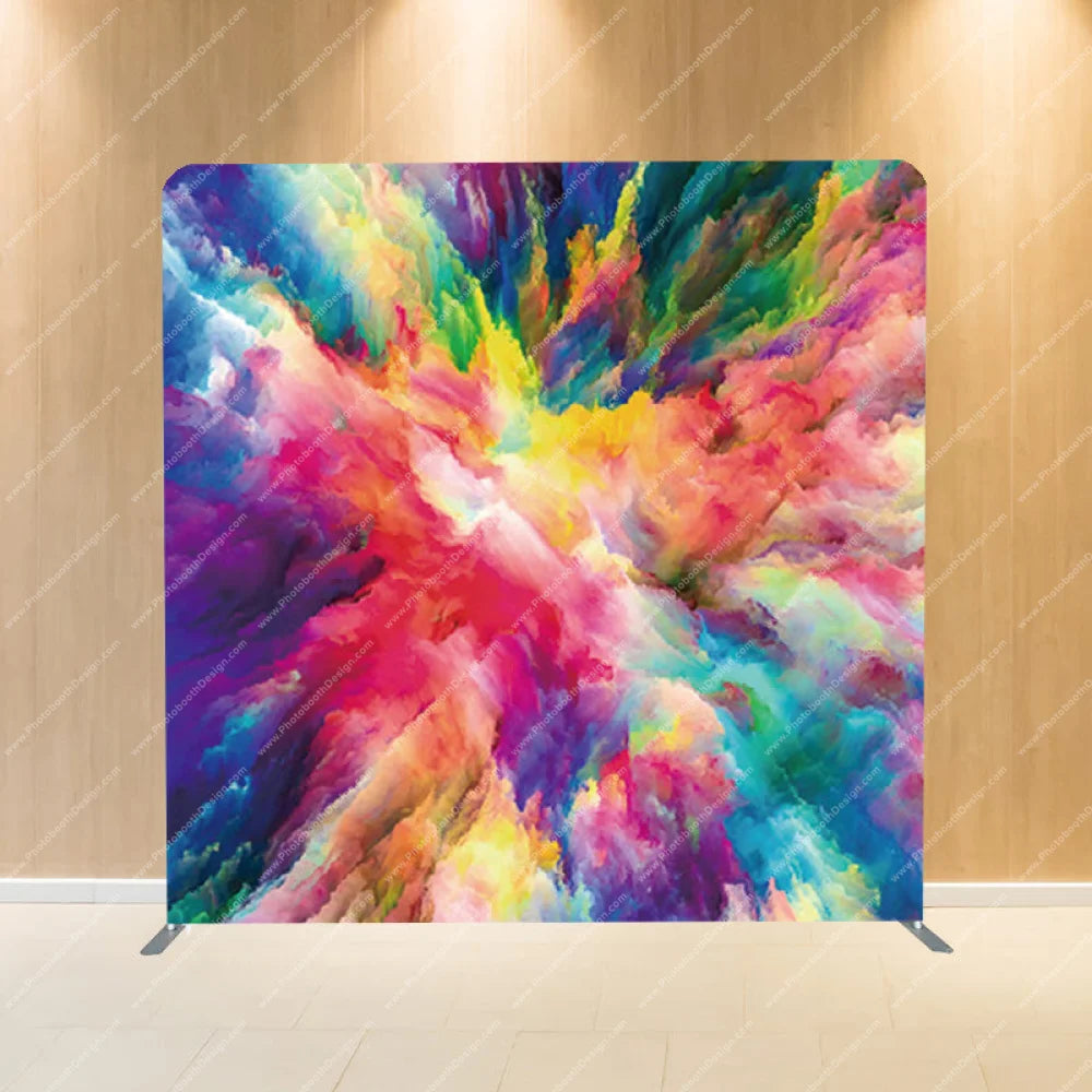 Abstract Color Explosion - Pillow Cover Backdrop Backdrops