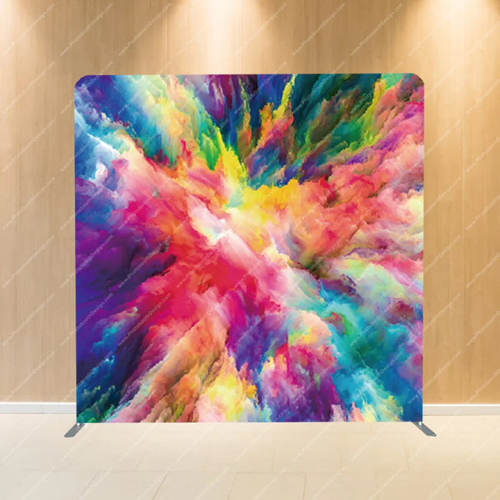 Abstract Color Explosion - Pillow Cover Backdrop Backdrops