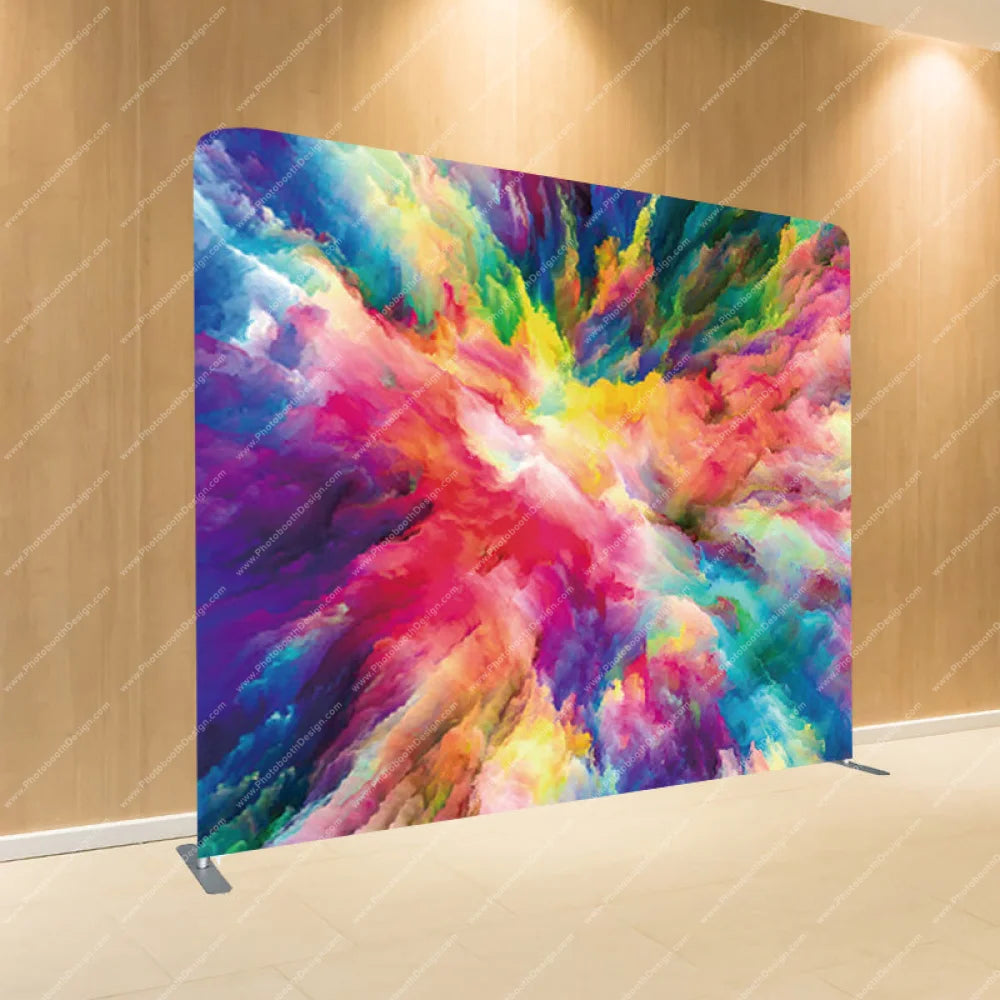 Abstract Color Explosion - Pillow Cover Backdrop Backdrops