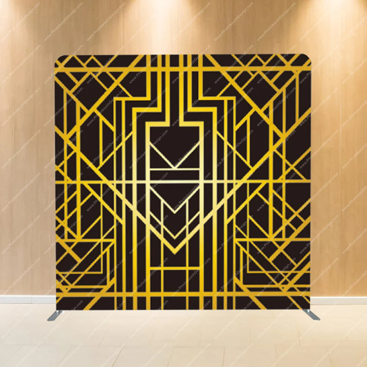 Art Deco Golden Lines – Pillow Cover Backdrop