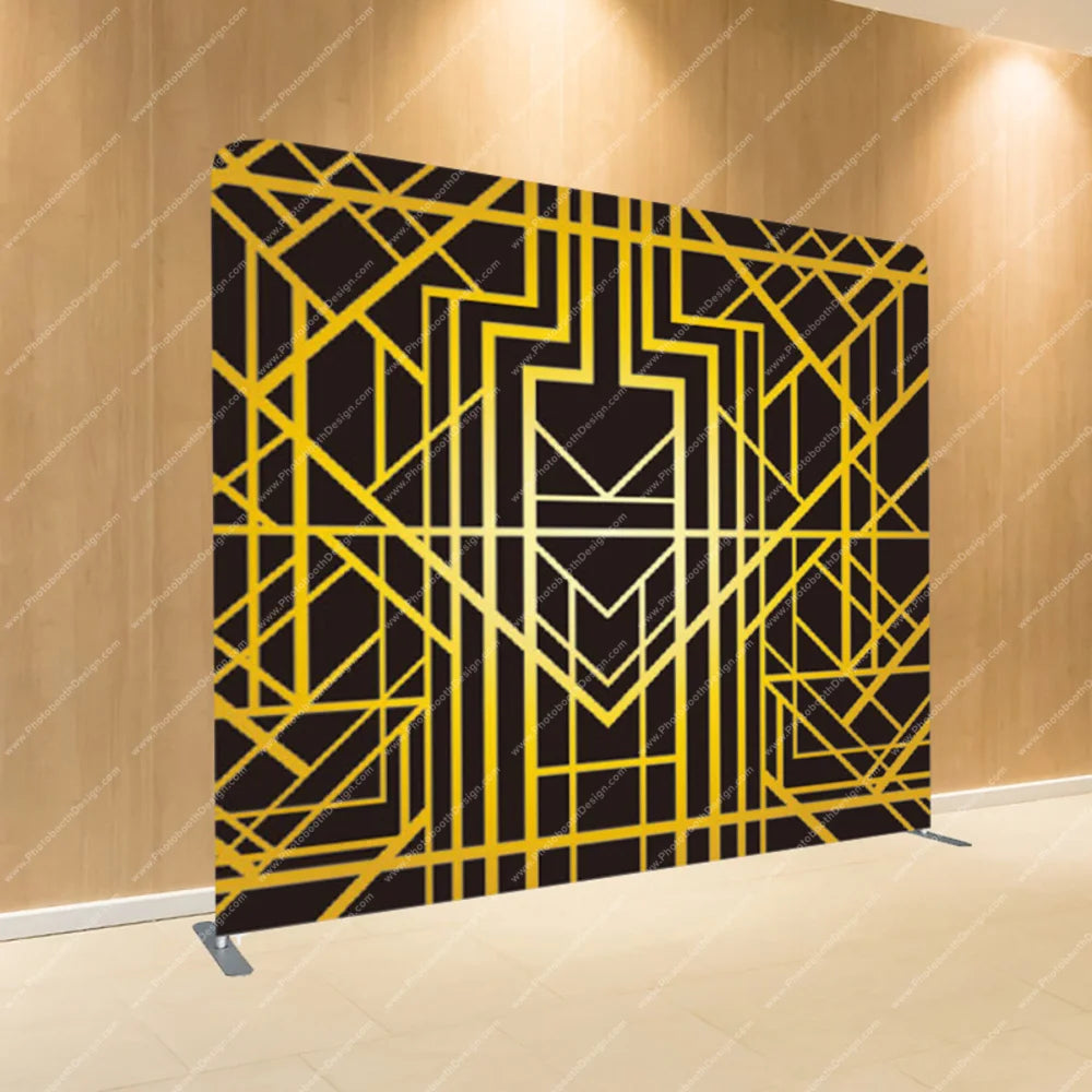 Art Deco Golden Lines – Pillow Cover Backdrop