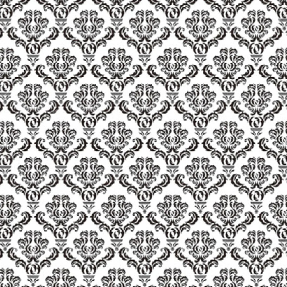 Black Damask – Pillow Cover Backdrop