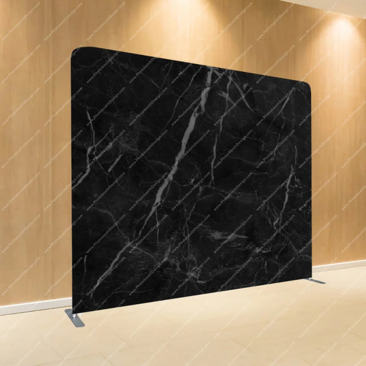 Black Marble - Pillow Cover Backdrop Backdrops