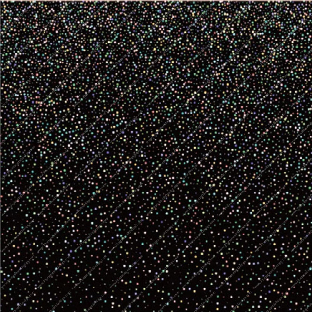 Black Rainbow Glitter – Pillow Cover Backdrop