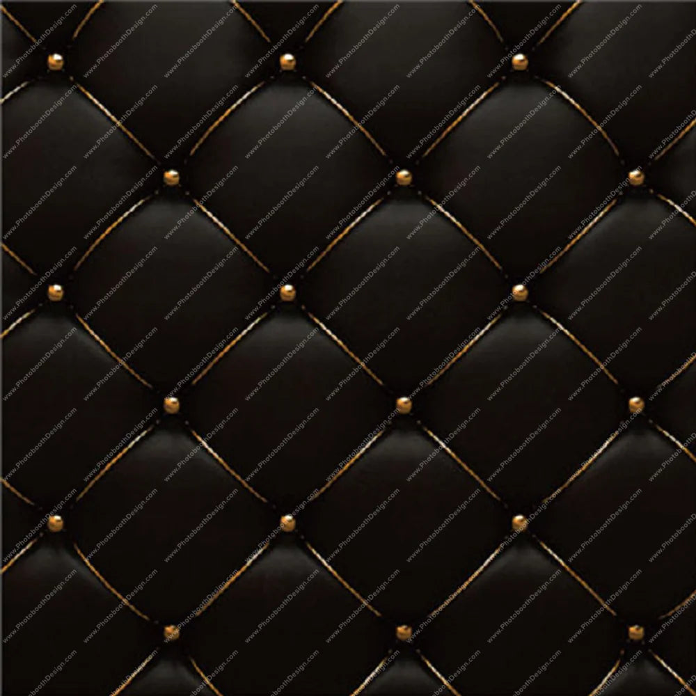 Black Tufted Luxe – Pillow Cover Backdrop