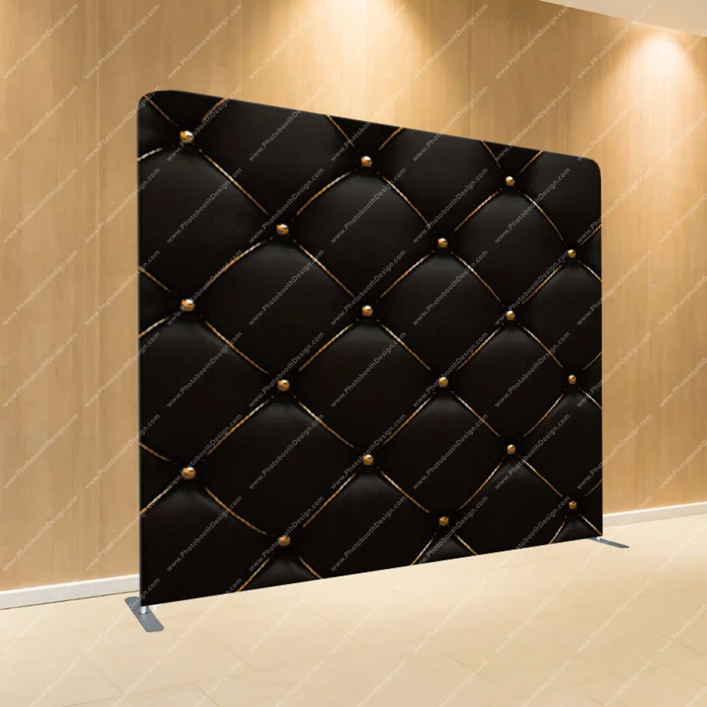 Black Tufted Luxe – Pillow Cover Backdrop