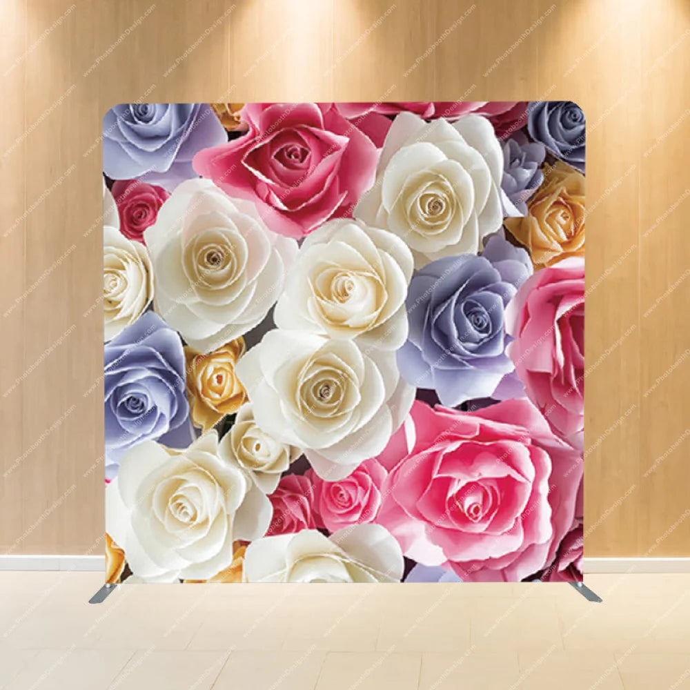 Blooming Romance - Pillow Cover Backdrop Backdrops