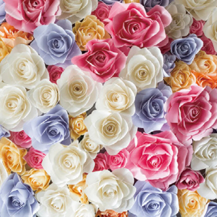 Blooms Of Bliss - Pillow Cover Backdrop Backdrops