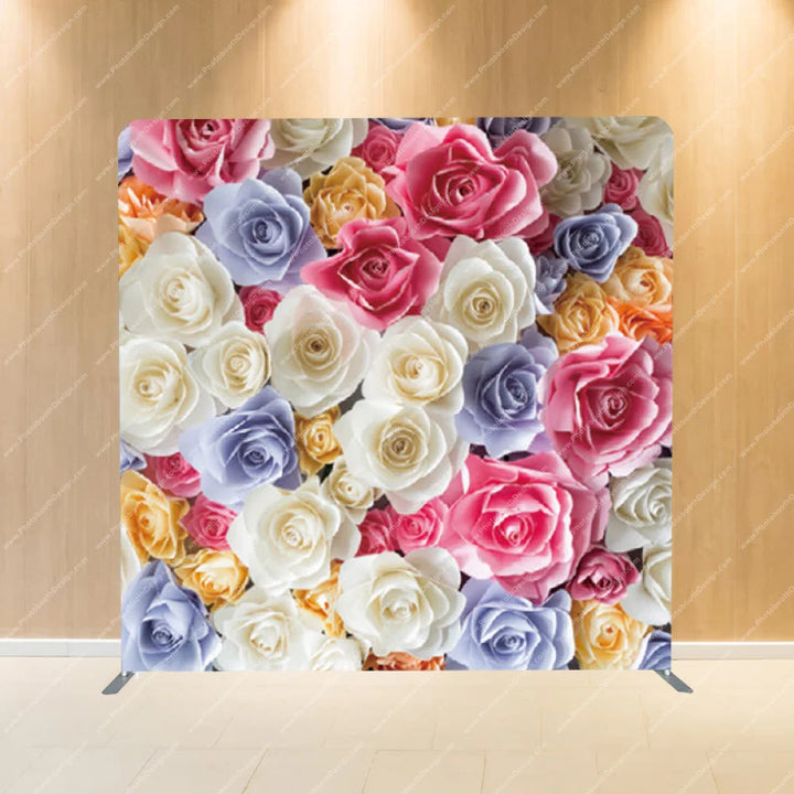 Blooms Of Bliss - Pillow Cover Backdrop Backdrops