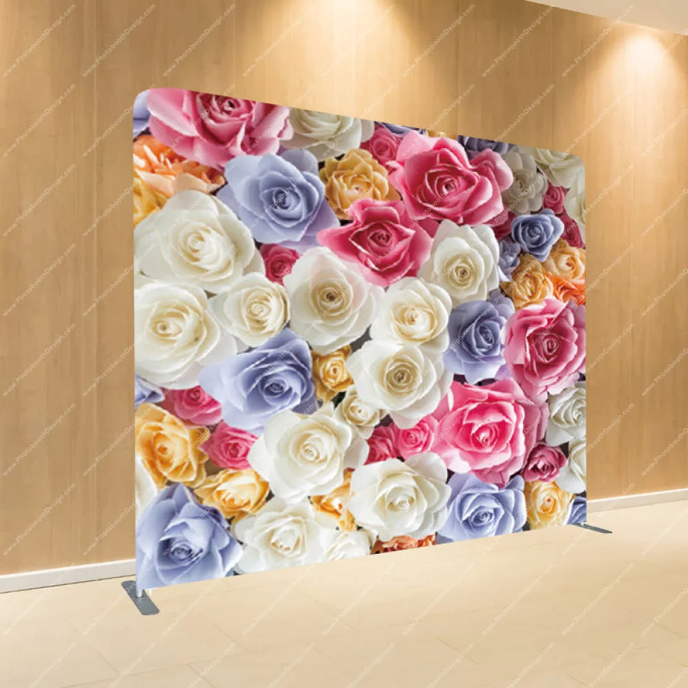 Blooms Of Bliss - Pillow Cover Backdrop Backdrops