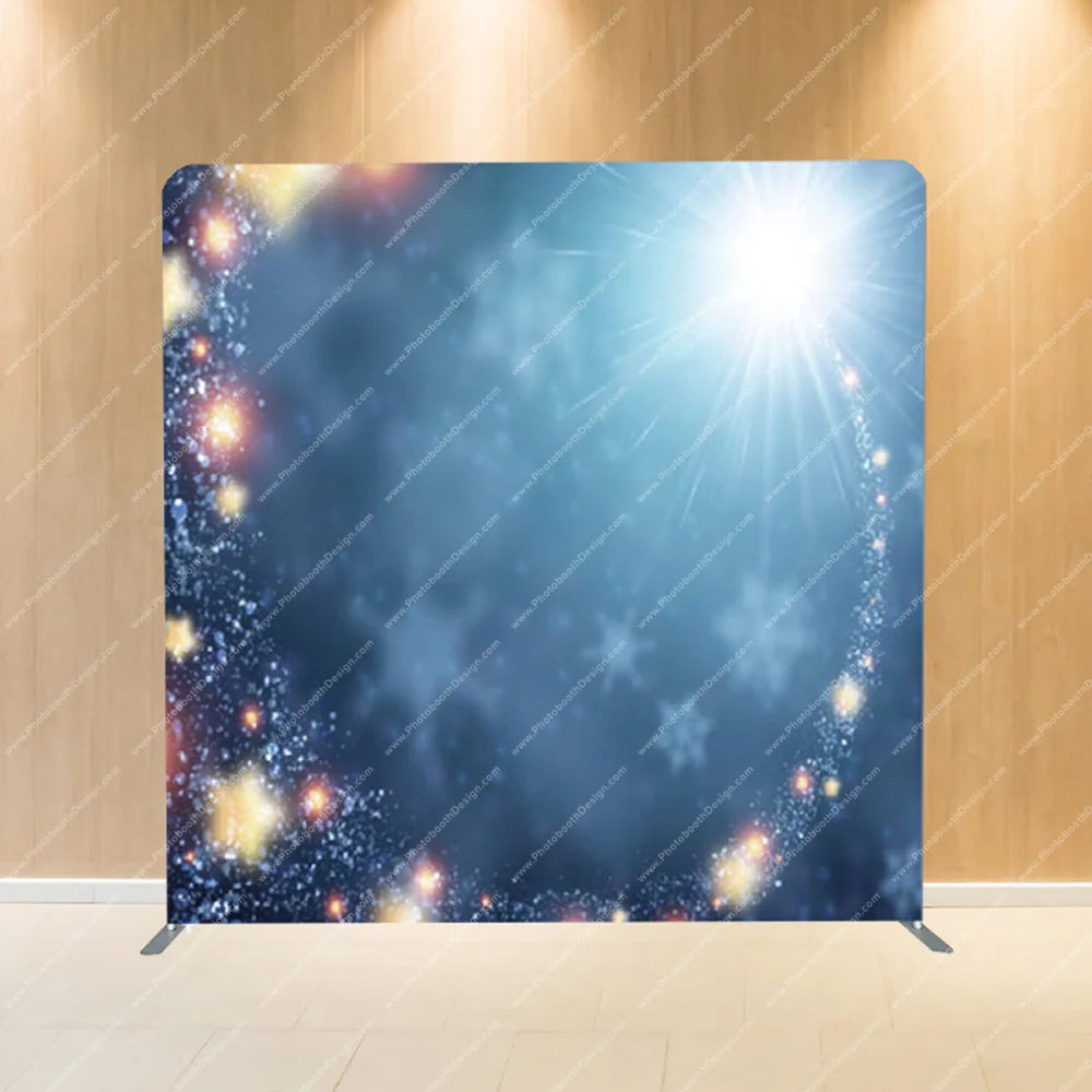 Blue Starburst Sky – Pillow Cover Backdrop
