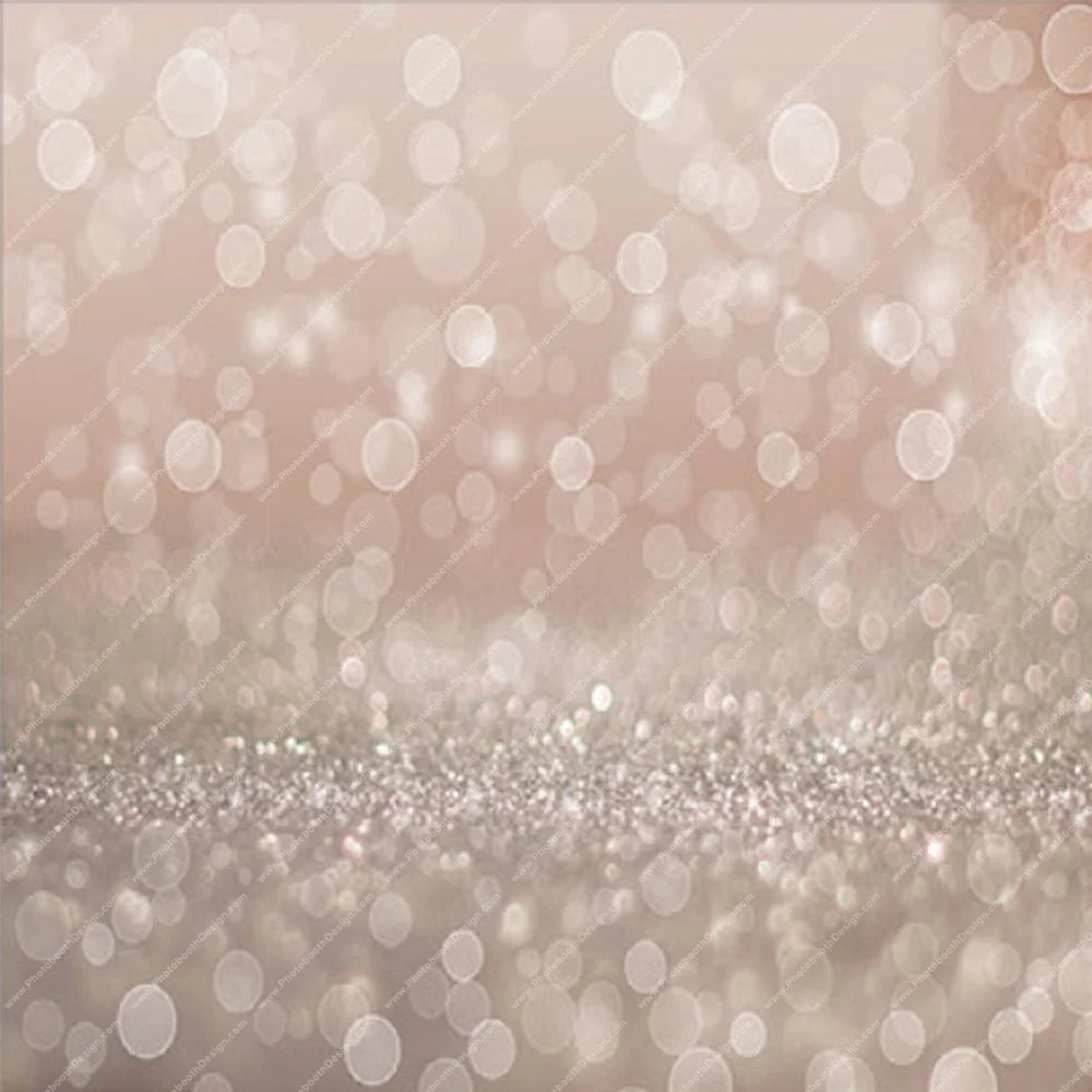 Blush Bokeh Glitter Fade - Pillow Cover Backdrop