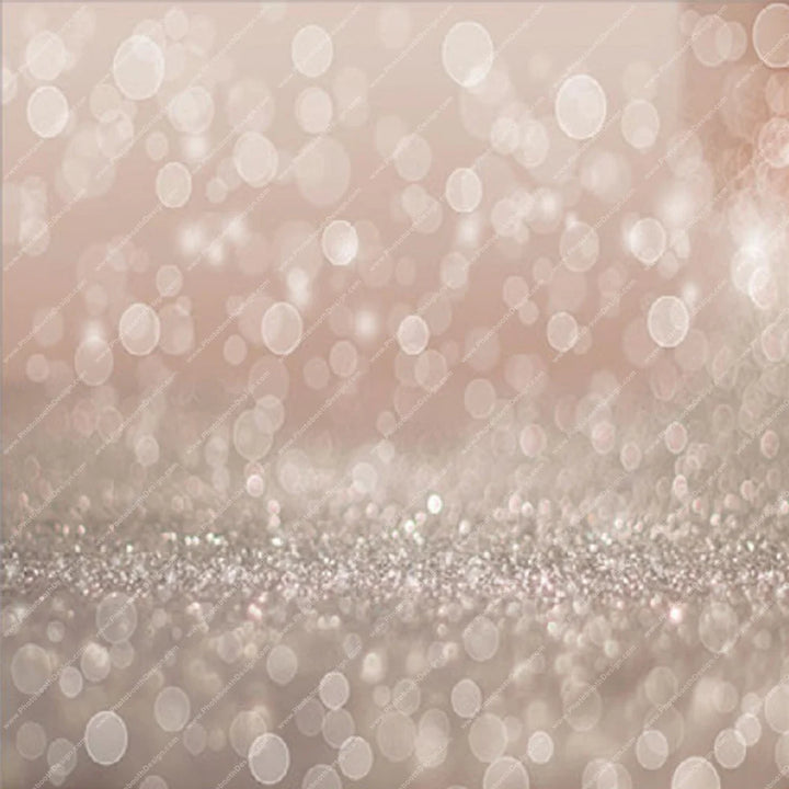 Blush Bokeh Glitter Fade - Pillow Cover Backdrop