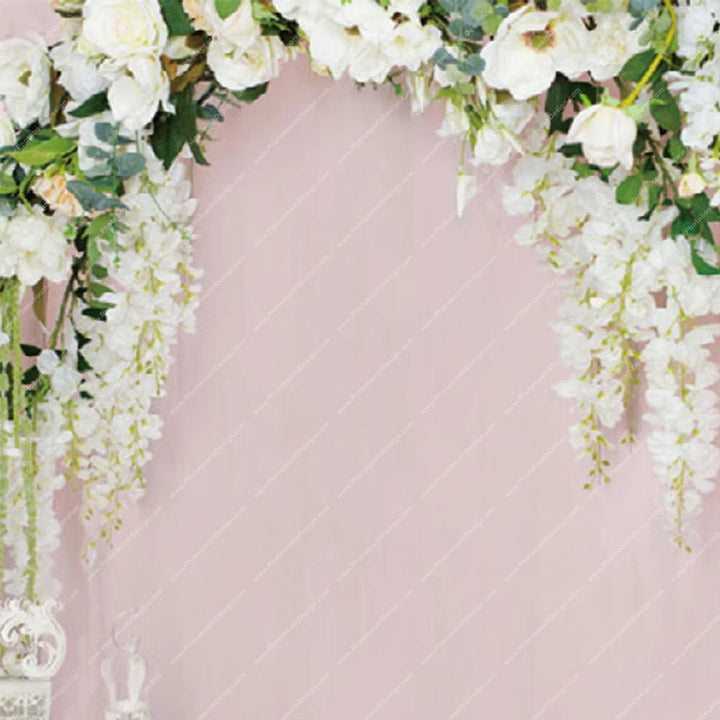 Blush Floral Arch – Pillow Cover Backdrop