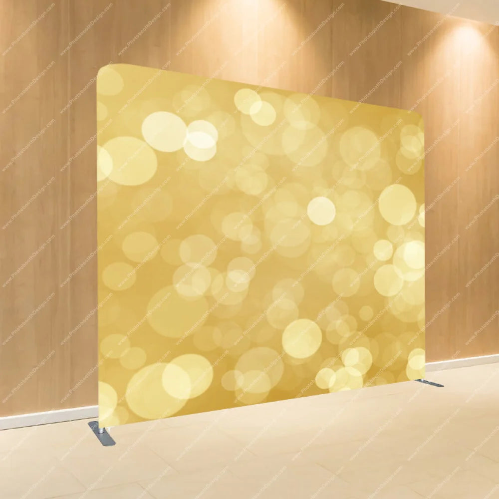 Bokeh Gold - Pillow Cover Backdrop Backdrops