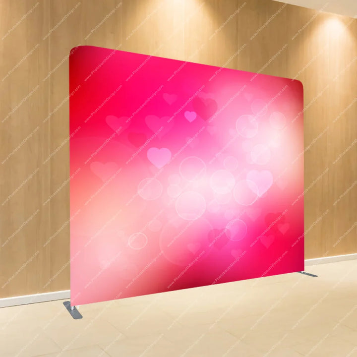 Bokeh Hearts - Pillow Cover Backdrop Backdrops