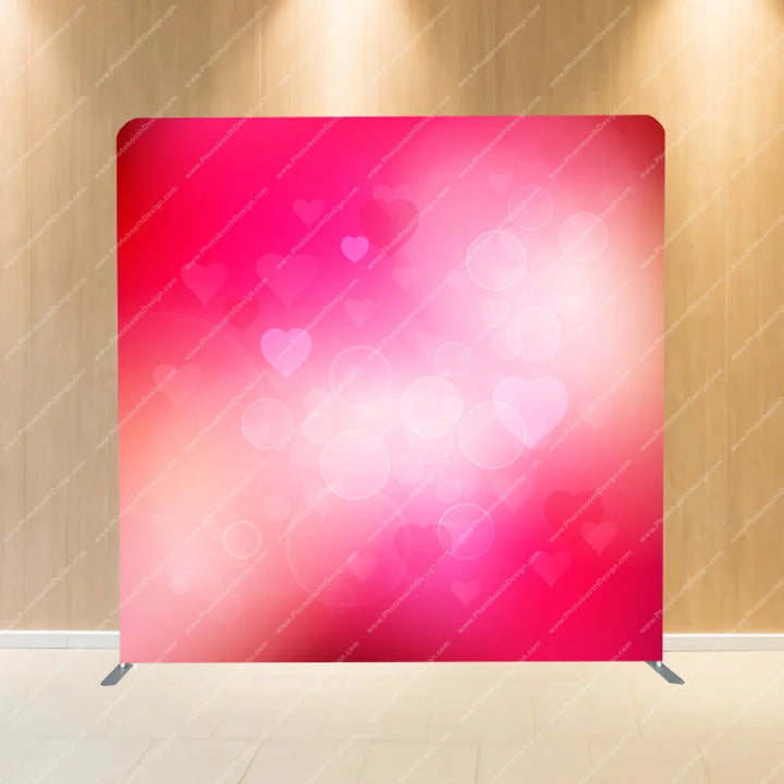 Bokeh Hearts - Pillow Cover Backdrop Backdrops