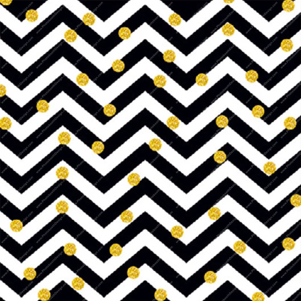 Bold Chevron Noir – Pillow Cover Backdrop