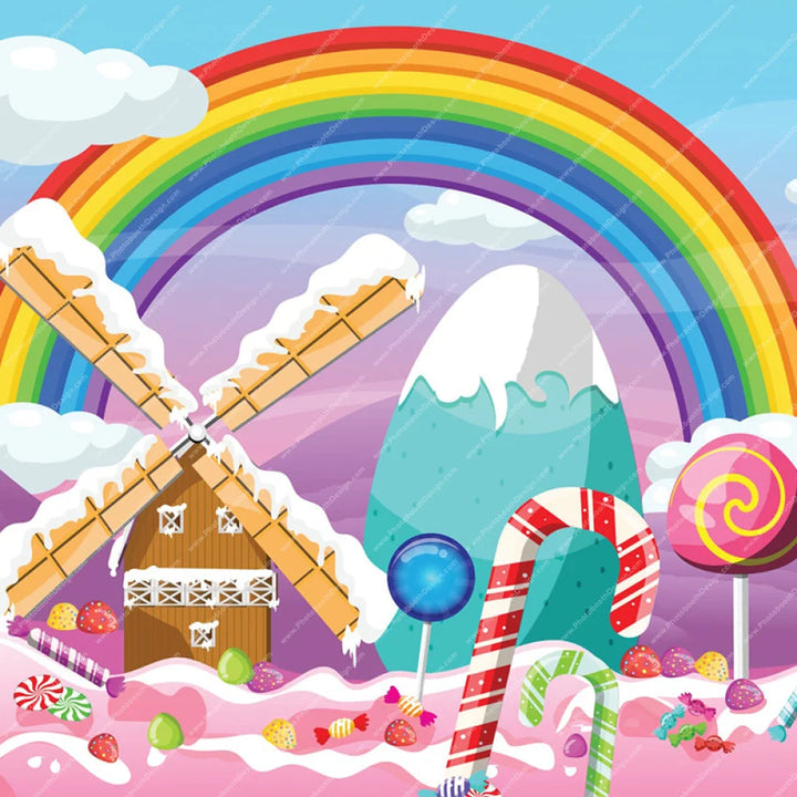 Candyland - Pillow Cover Backdrop Backdrops