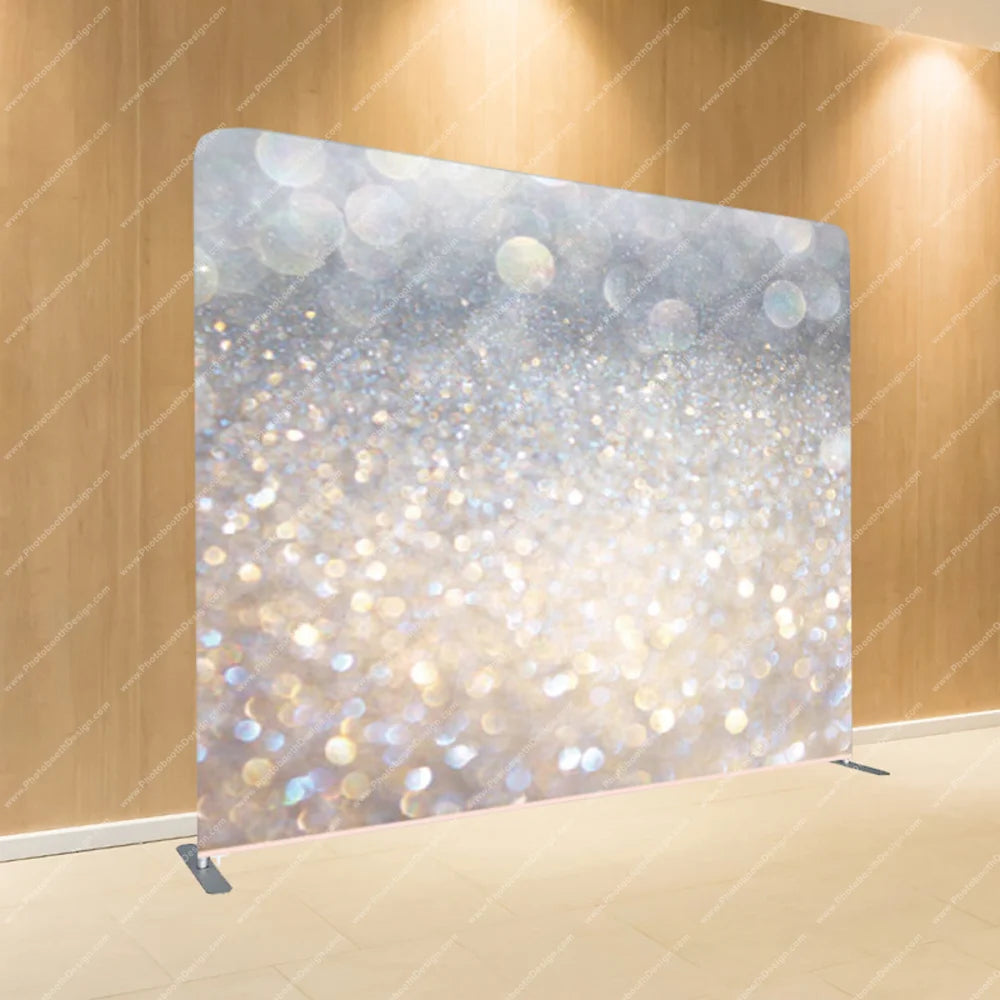 Champagne Bokeh Drift – Pillow Cover Backdrop