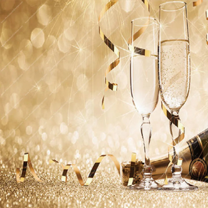 Champagne Cheers – Pillow Cover Backdrop