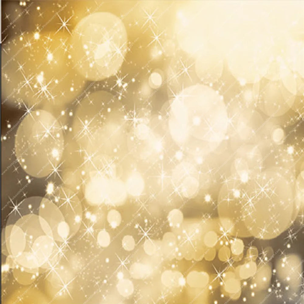 Champagne Glow Bokeh – Pillow Cover Backdrop