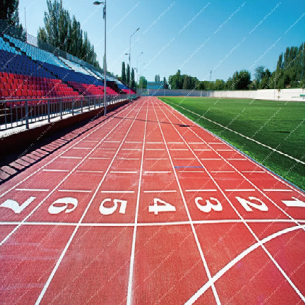 Champions Track - Pillow Cover Backdrop Backdrops