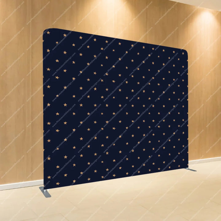 Christmas Pattern Stars - Pillow Cover Backdrop Backdrops