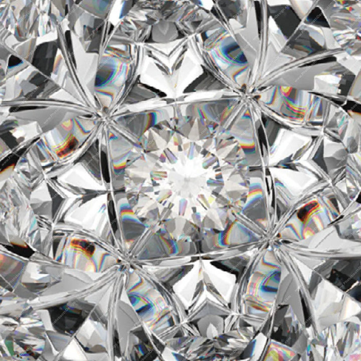 Crystal Diamond Shine - Pillow Cover Backdrop Backdrops