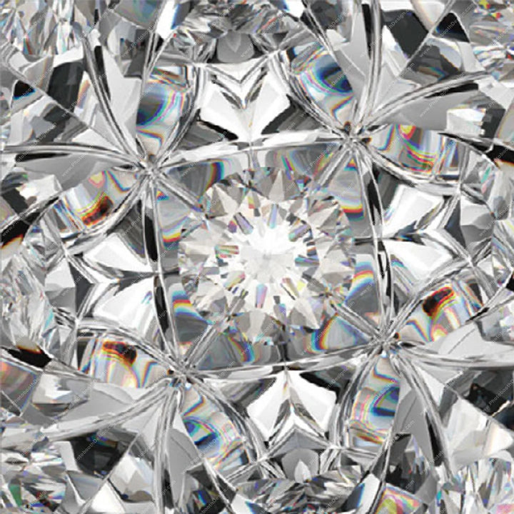 Crystal Facet Mosaic – Pillow Cover Backdrop