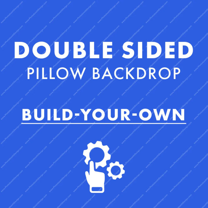Custom Double-Sided - Pillow Cover Backdrop Backdrops