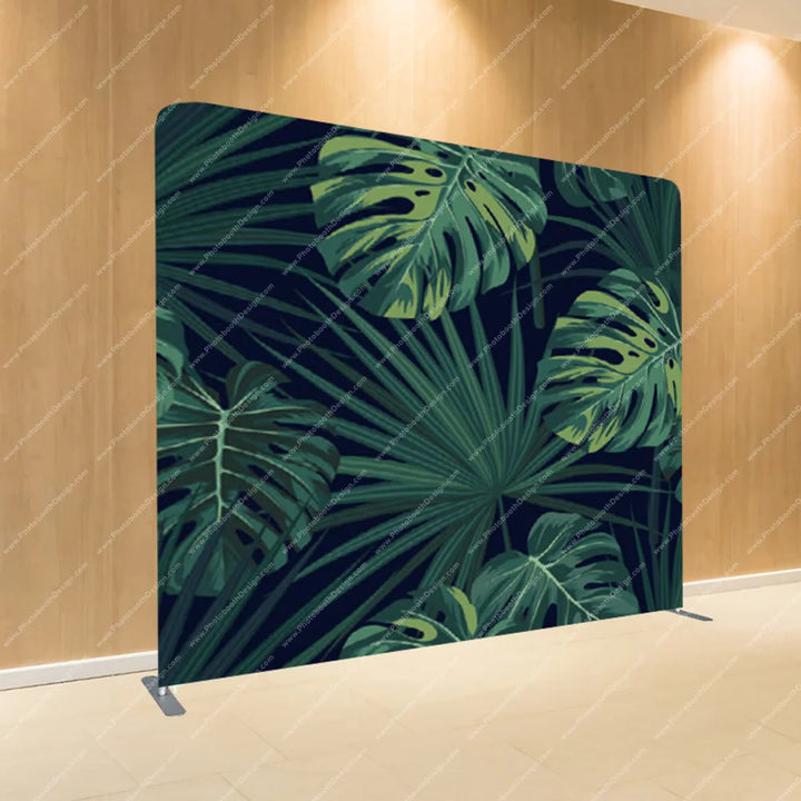 Deep Jungle Monstera – Pillow Cover Backdrop