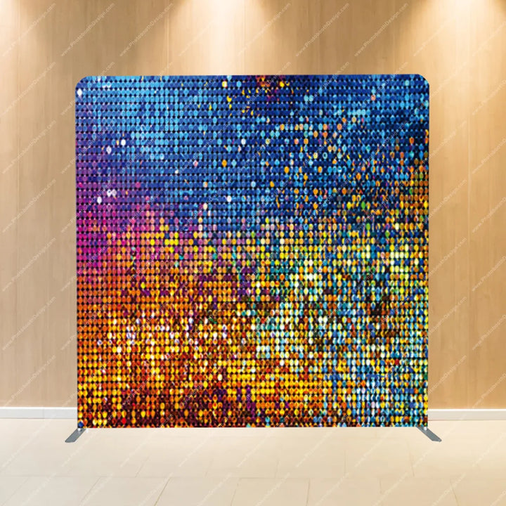 Disco Mosaic Sequins - Pillow Cover Backdrop