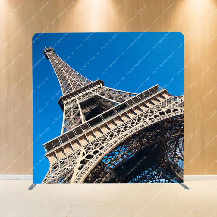 Eiffel Tower Paris - Pillow Cover Backdrop Backdrops