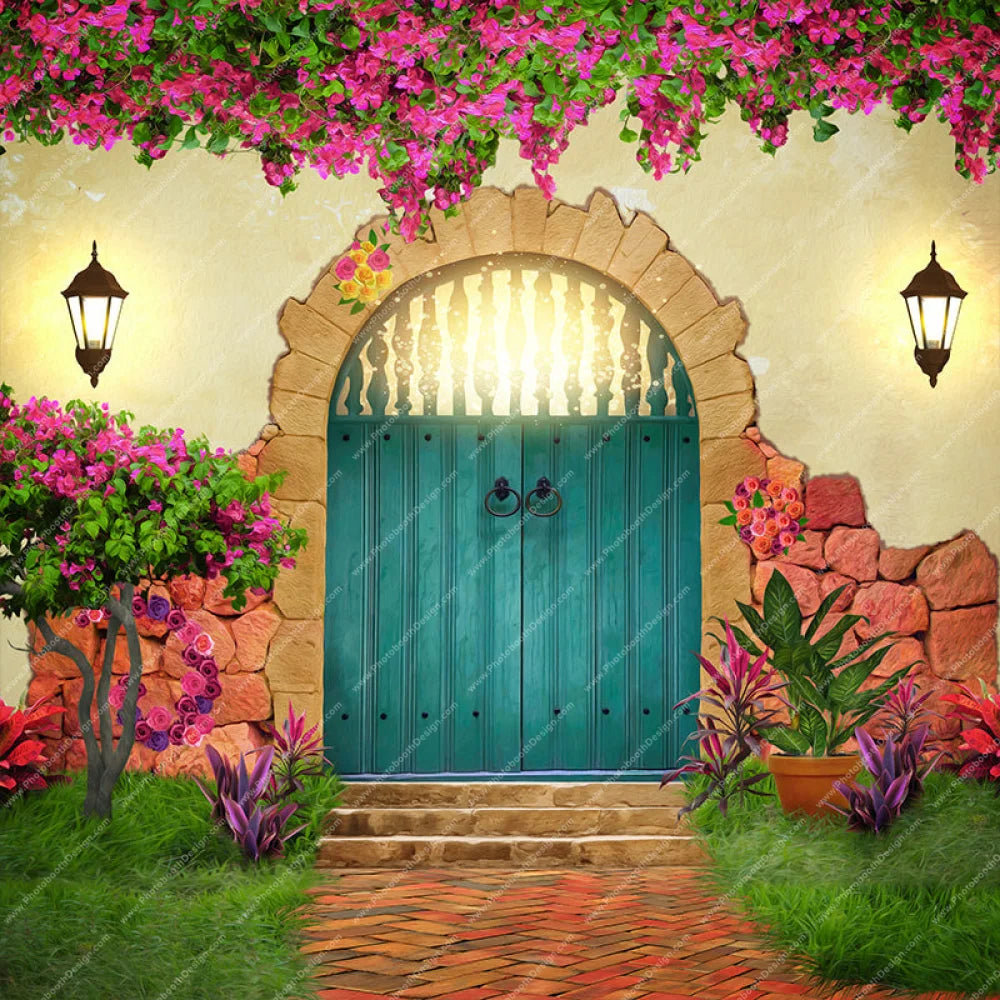 Encanto Garden - Pillow Cover Backdrop Backdrops