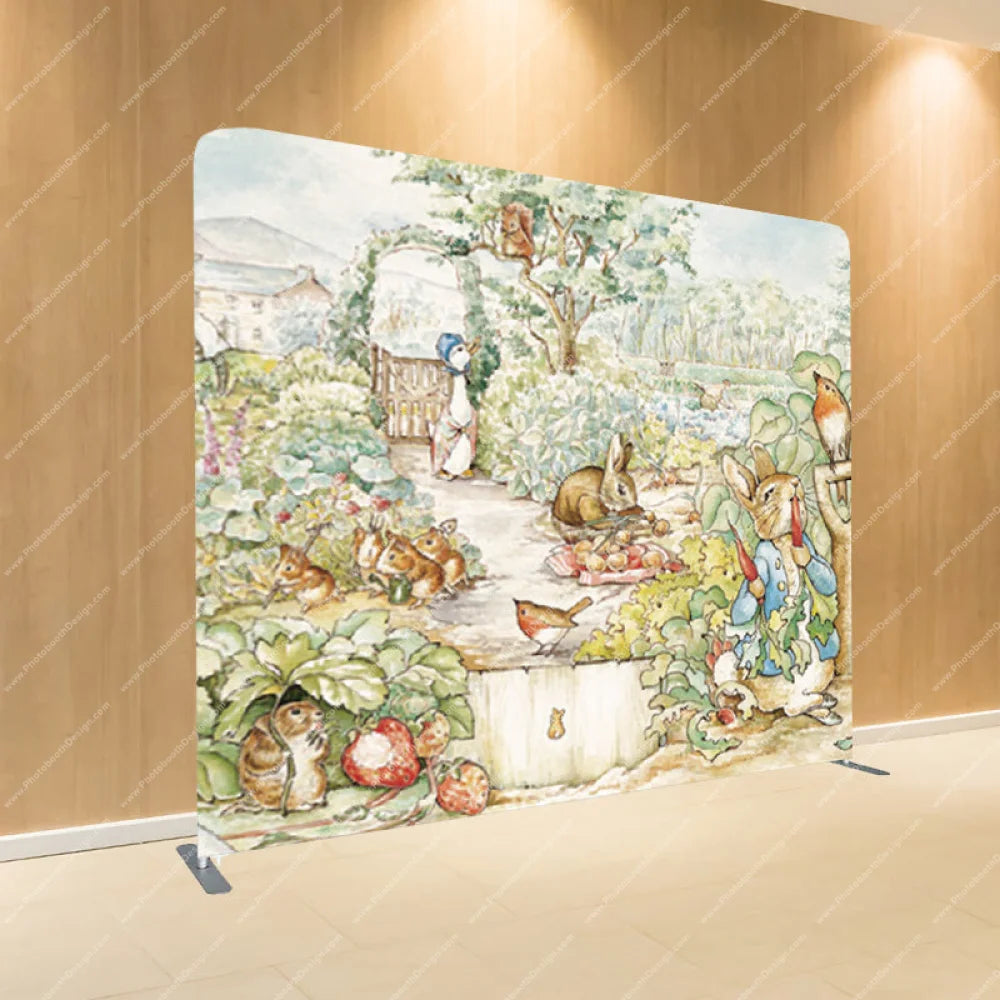Enchanted Garden Party - Pillow Cover Backdrop Backdrops