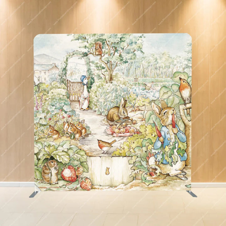 Enchanted Garden Party - Pillow Cover Backdrop Backdrops