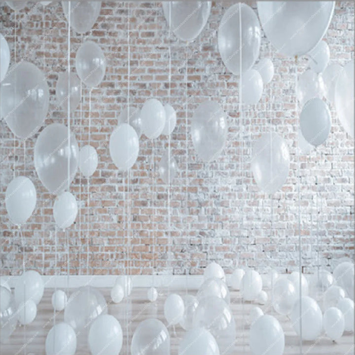 Floating Balloons - Pillow Cover Backdrop Backdrops