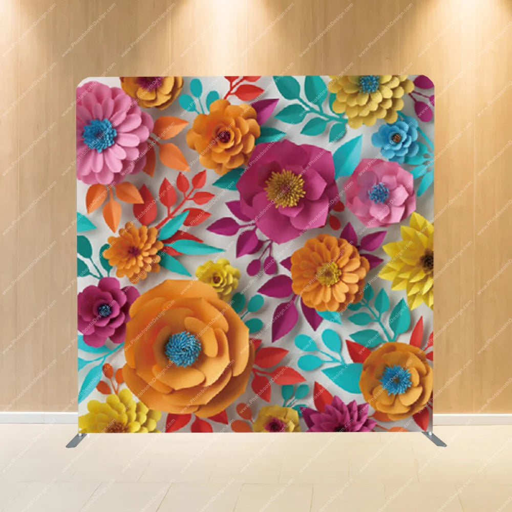 Floral Fiesta - Pillow Cover Backdrop Backdrops