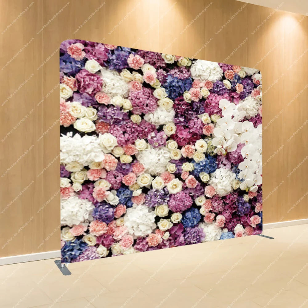 Floral Mosaic Medley - Pillow Cover Backdrop Backdrops