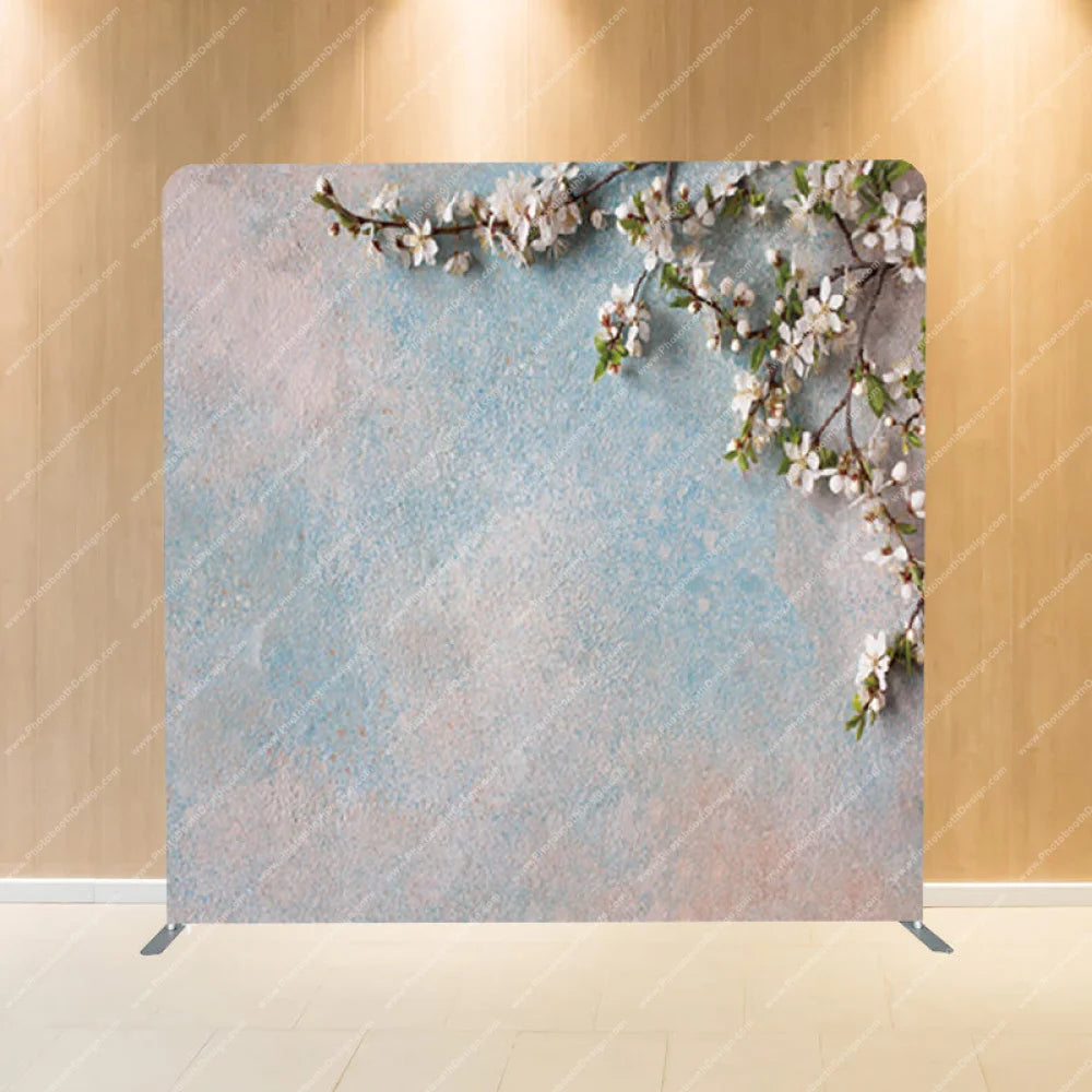 Frosted Floral Fantasy - Pillow Cover Backdrop Backdrops