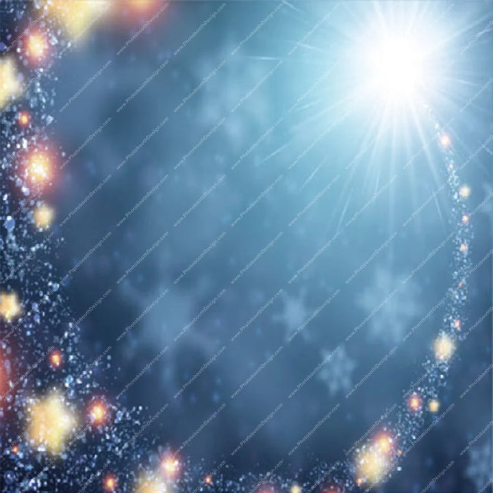 Frosted Starry Vignette – Pillow Cover Backdrop