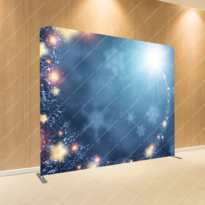 Frosted Starry Vignette – Pillow Cover Backdrop