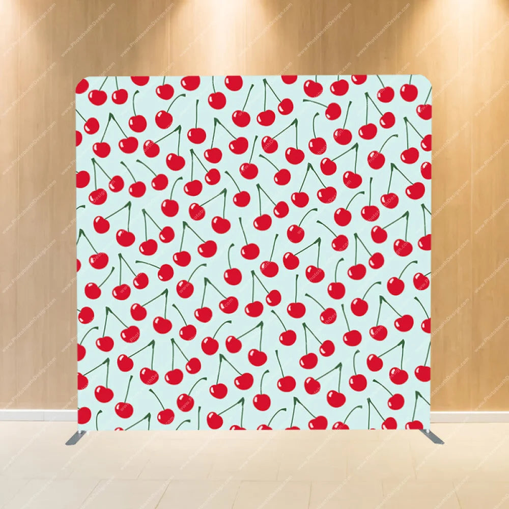 Fruity Cherries - Pillow Cover Backdrop Backdrops