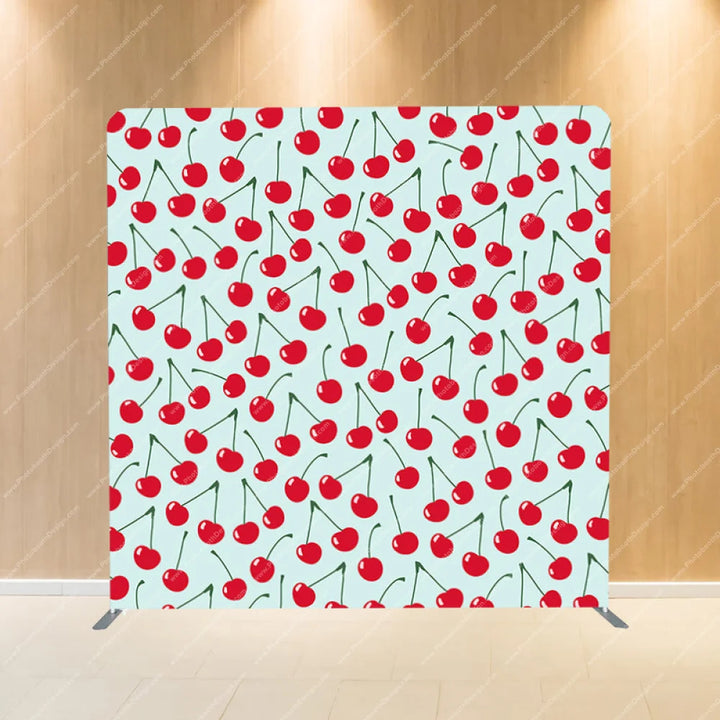 Fruity Cherries - Pillow Cover Backdrop Backdrops