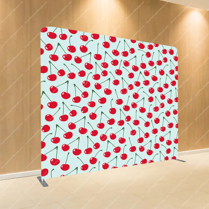 Fruity Cherries - Pillow Cover Backdrop Backdrops