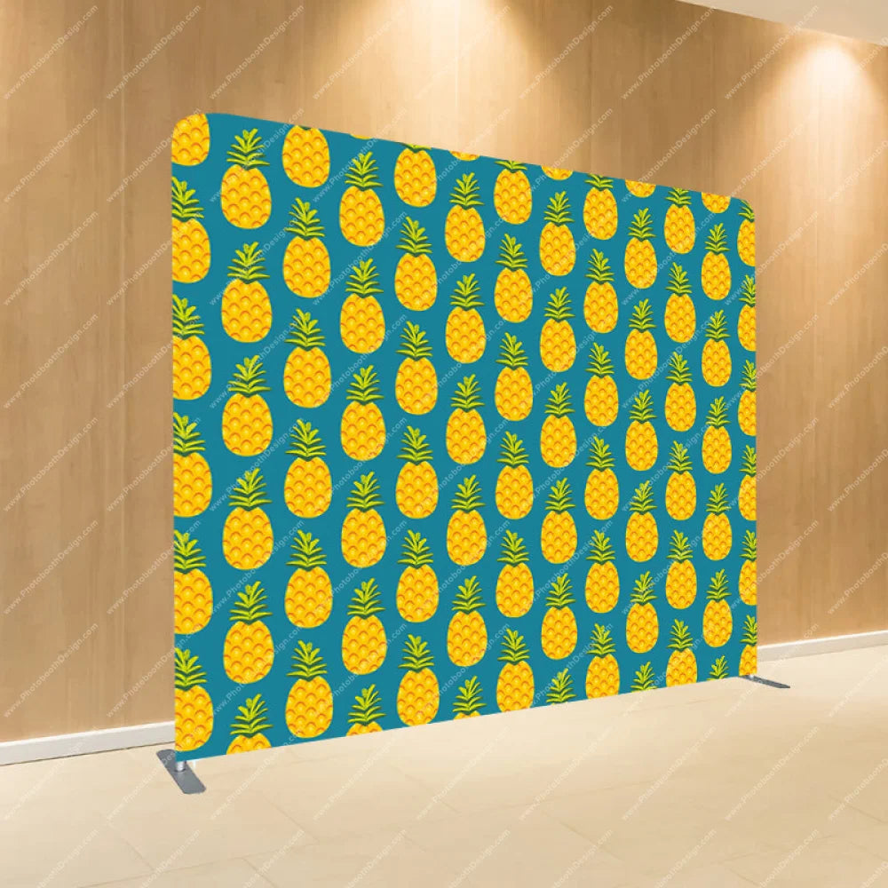 Fruity Pineapple - Pillow Cover Backdrop Backdrops