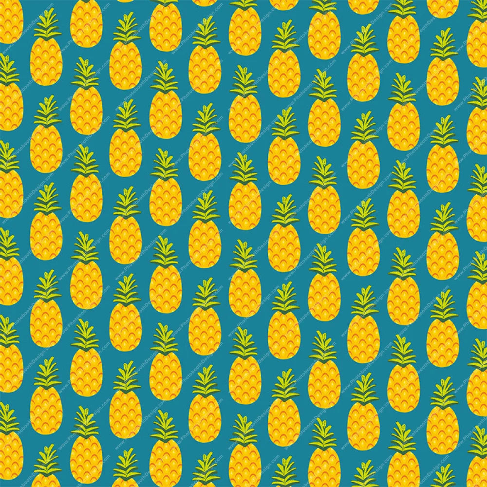 Fruity Pineapple - Pillow Cover Backdrop Backdrops