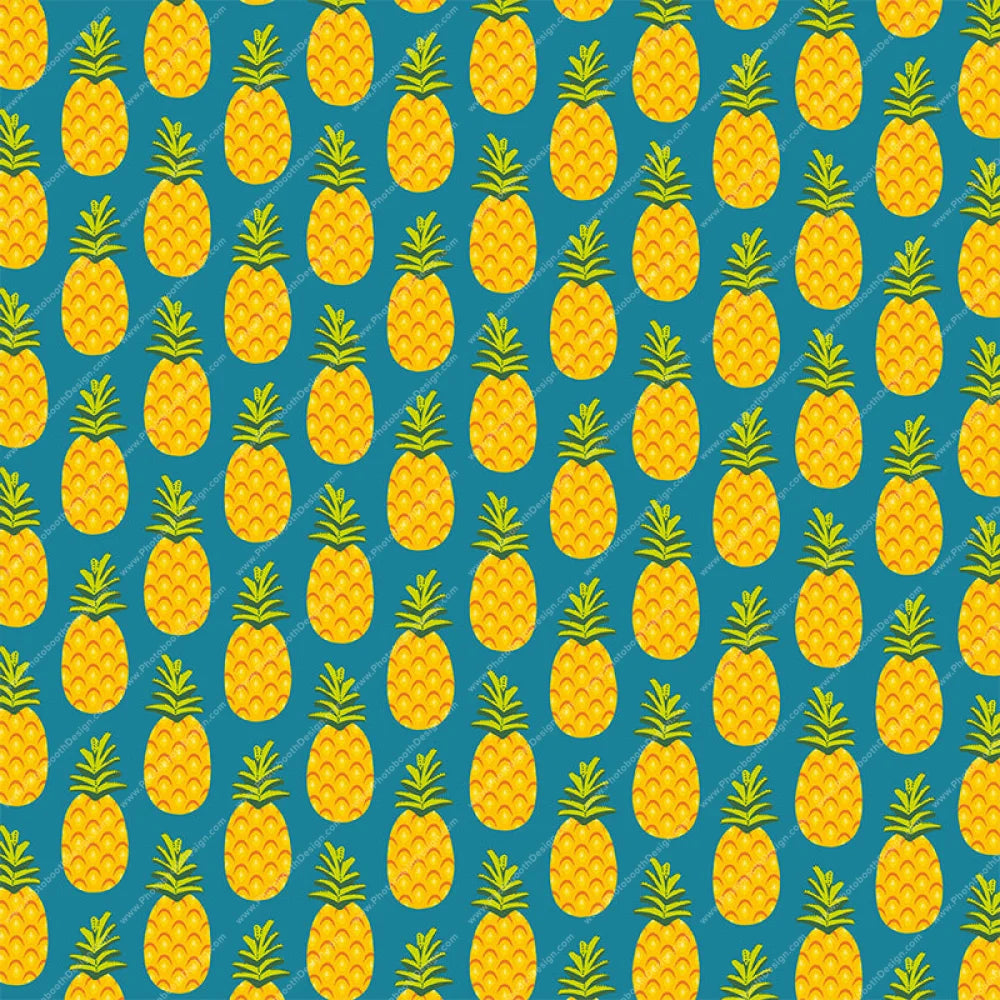 Fruity Pineapple - Pillow Cover Backdrop Backdrops