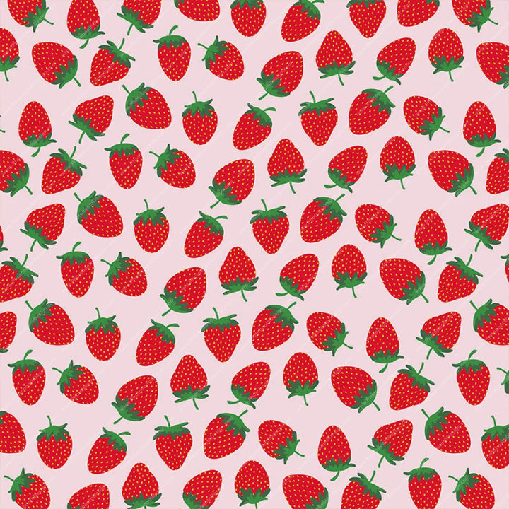 Fruity Strawberries - Pillow Cover Backdrop Backdrops